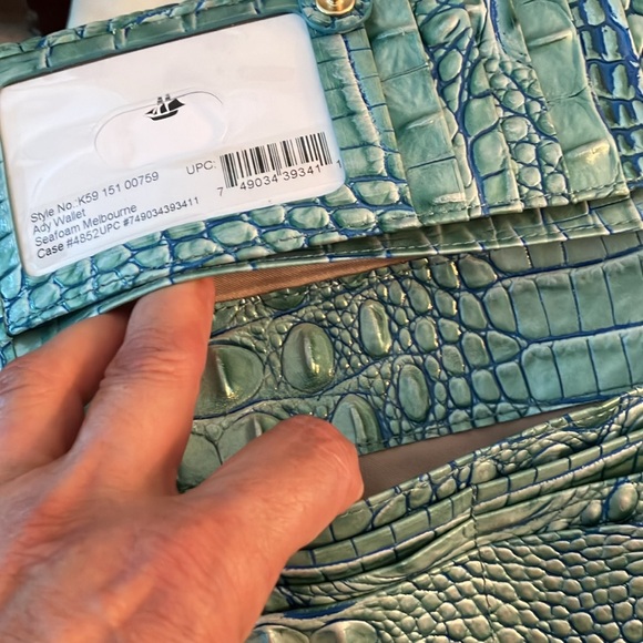 Genuine Brahmin ombre Melbourne, Ady Clutch wallet - Picture 7 of 11